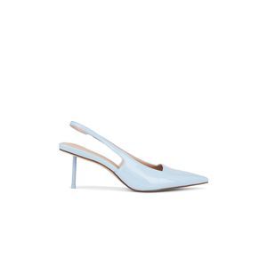 FEMME LA x REVOLVE G55 Slingback Pump in Blue Sorbet shiny leather stiletto